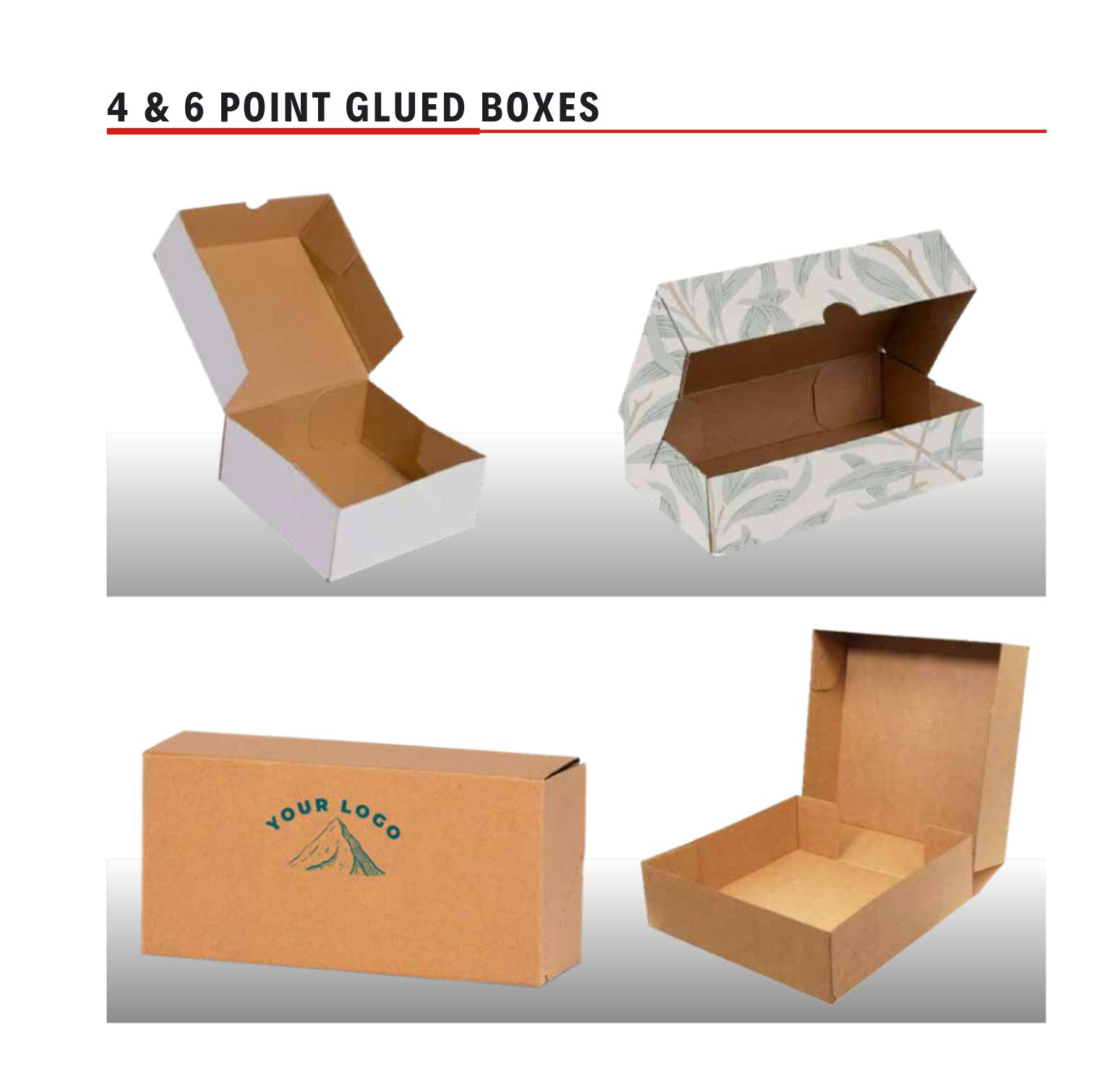 glued boxes